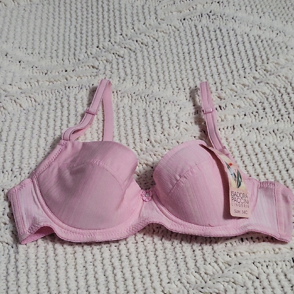 Isadora Paccini Bra Elegant Pink Balconette BNWT